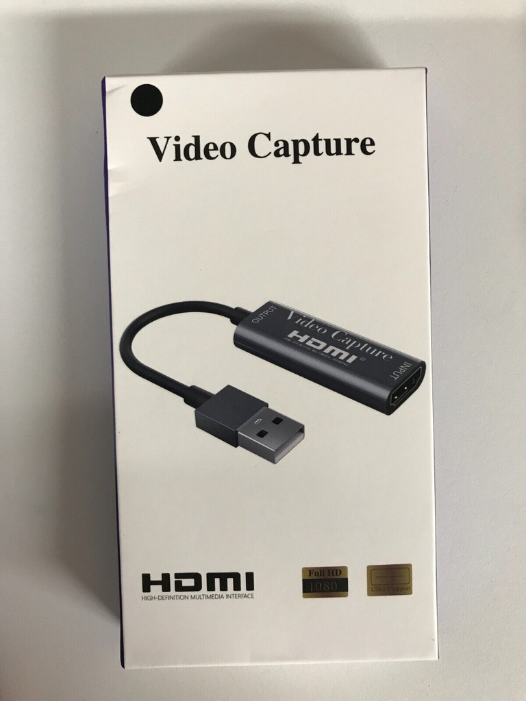 CAPTURADOR DE VIDEO HDMI USB 3,0 FULL HD 1080P EN CAJA SIMPLE + OTG USB C PARA US HEMBRA TIPO FLASH / CABLE CAPVIDEO
