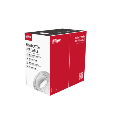 [DH-PFM920I-5EUN] CABLE UTP CAT5E PARA INTERIOR/ 305 M/100% COBRE/CAJA UTP CAT5E, ALIMENTACIÓN A TRAVÉS DE ETHERNET
