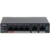 [DH-CS4006-4ET-60] SWITCH DAHUA POE 6 PUERTOS CLOUD 4 PUERTOSPOE 60WATTS POTENCIA 250M WATCHDOG ADMINISTRABLE A LA NUBE