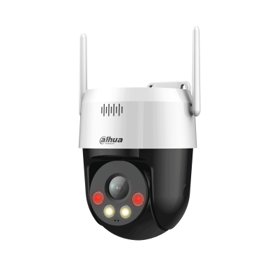 [DH-P5AE-PV] PT CAM DAHUA  5MP SDL 4.0MM 360° AUTO-TRACKING DETECCION HUMANA-DET VEHICULO  WI-FI  SMD 3.0 2 CANALES AUDIO IR Y LUZ BLANCA IP66 MIICRO SD