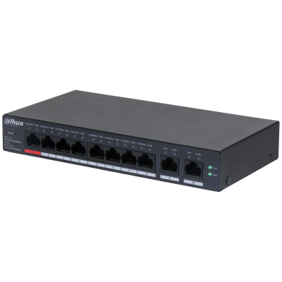 [DH-CS4010-8GT-110] SWITCH DAHUA POE 10 PUERTOS CLOUD 8 PUERTOSPOE 110WATTS POTENCIA 250M WATCHDOG
