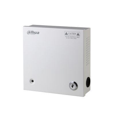 [DH-PFM340-5CH] FUENTE CONMUTADA DAHUA 5CH CAJA METALICA CON LLAVE AC90-264VAC 4AMP 12V SALIDA 5FUSIBLES2.5A C/U