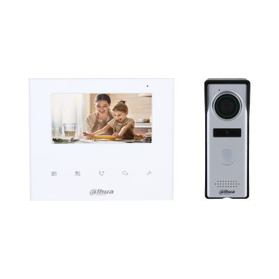 [DHI-KTA04] KIT VIDEO PORTERO DAHUA ANALOGO 4.3" DESBLOQUEA, LLAMADA DE VOZ, VIDEO LLAMADA DWDR