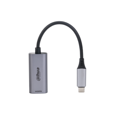 [DH-TC31H] ADAPTADOR DAHUA USB-C A HIDMI4K 5.25VDC 320MA ALUMINIO